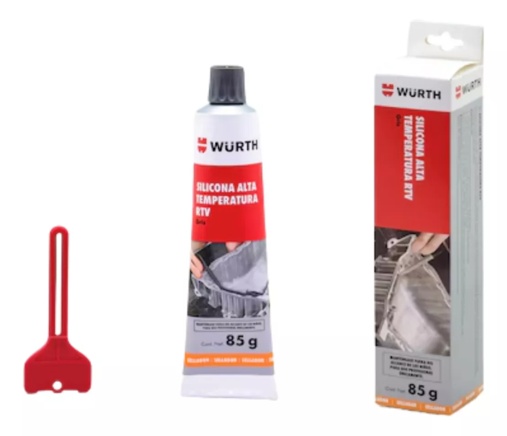 SILICONA ALTA TEMPERATURA RTV – 85 G WURTH