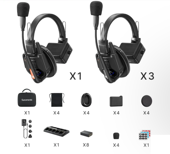 SISTEMA DE INTERCOMUNICACION WITALK9 WT4S SARAMONIC - Tanawa SISTEMA DE INTERCOMUNICACION WITALK9 WT4S SARAMONIC