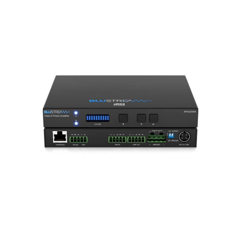 AMPLIFICADOR DE POTENCIA EN RED NPA20ANA BLUSTREAM